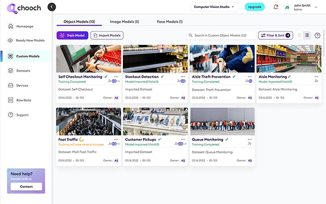 Retail ReadyNow AI Models