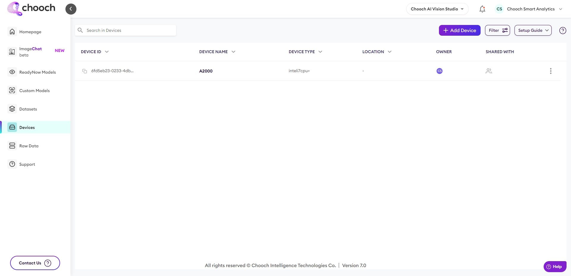AI Vision Studio Inference Engine