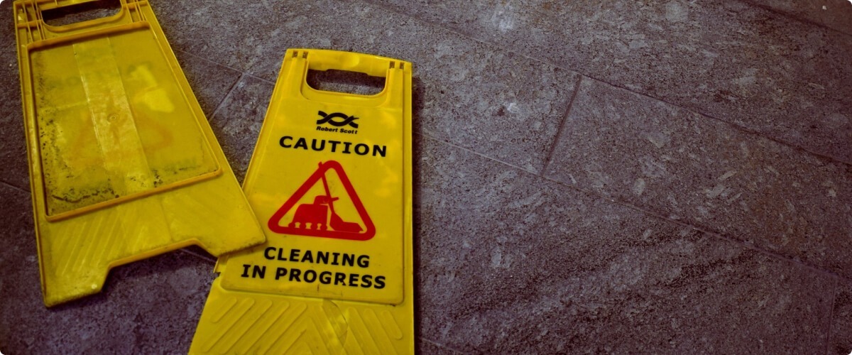 Wet Floor Hazard Sign