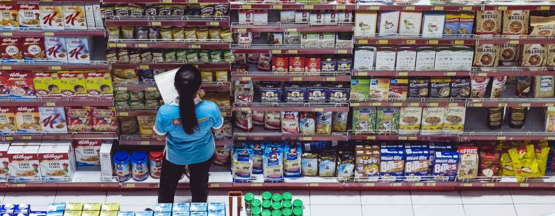 Woman Checking Inventory to Avoid Retail Stockout