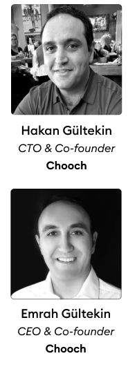 Hakan and Emrah Gultekin, Chooch Founders