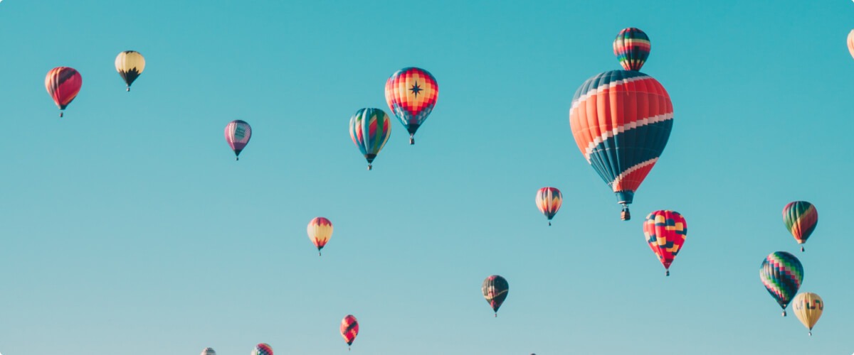 Hot air balloons