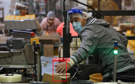 PPE Detection of Gloves