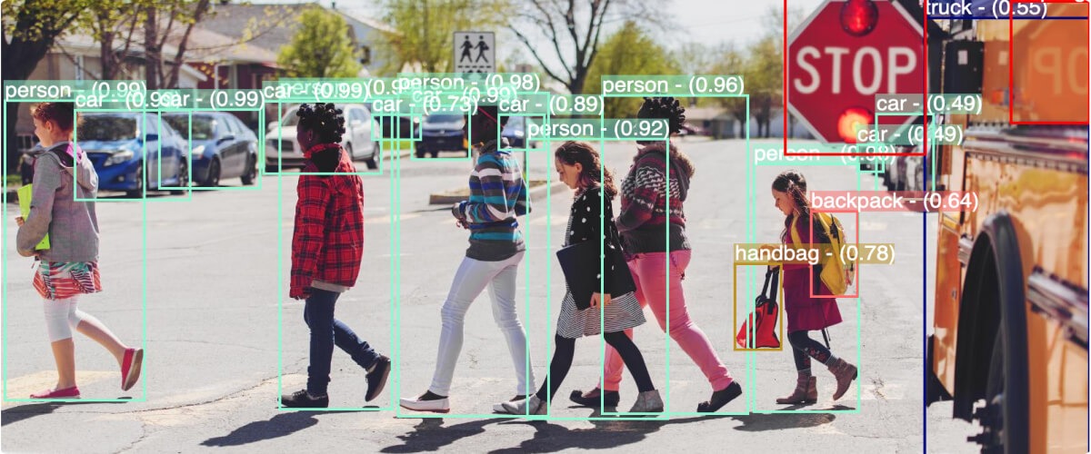 People detection on a crosswalk