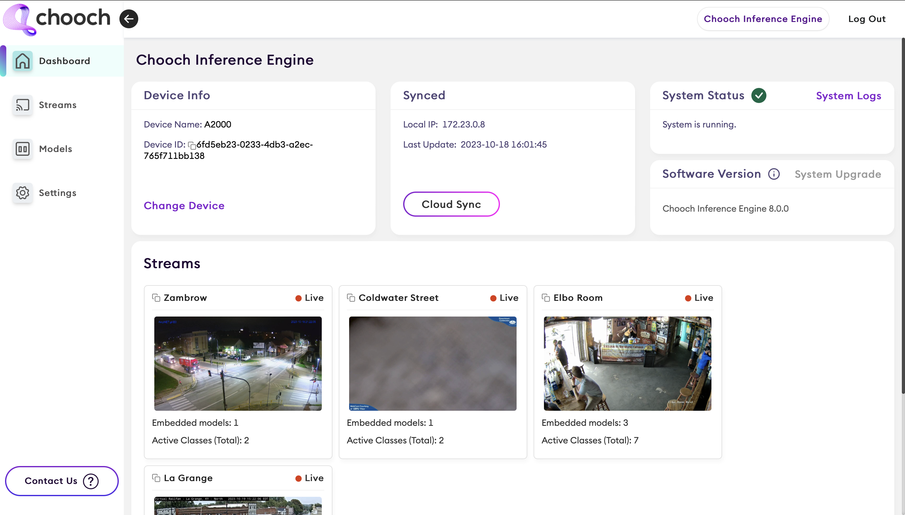 Chooch Inference Setup Guide