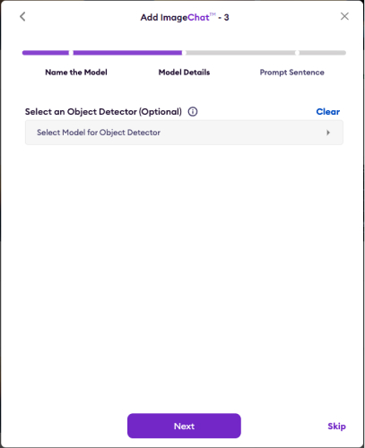 ImageChat Select Object Detector Screen