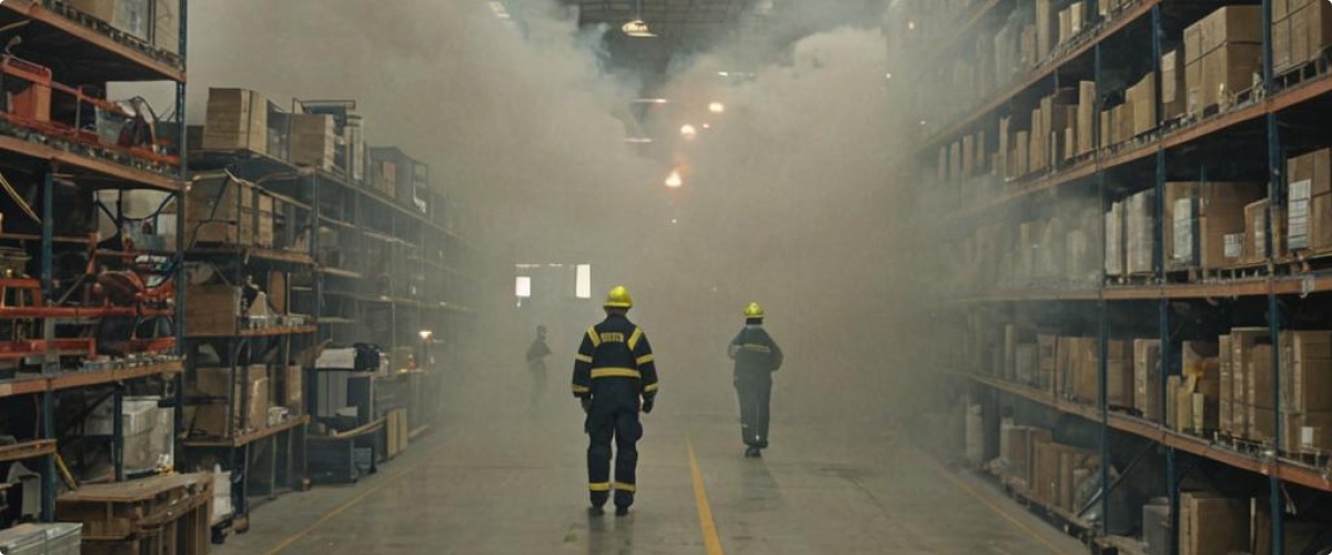 AI for Warehouse Fire and Smoke Detection