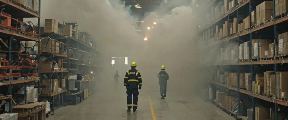 AI for Warehouse Fire and Smoke Detection