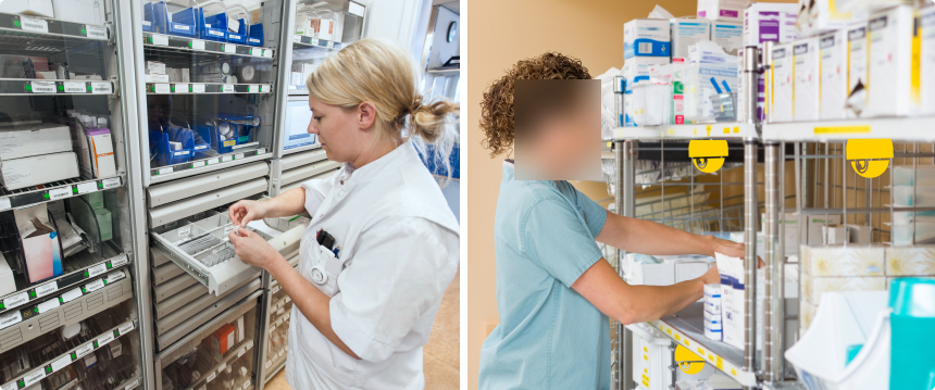 Manual counting of medical inventory