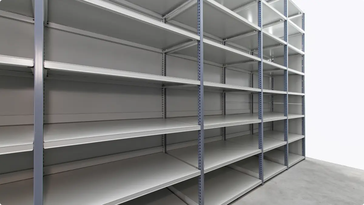 Empty Medical Shelves