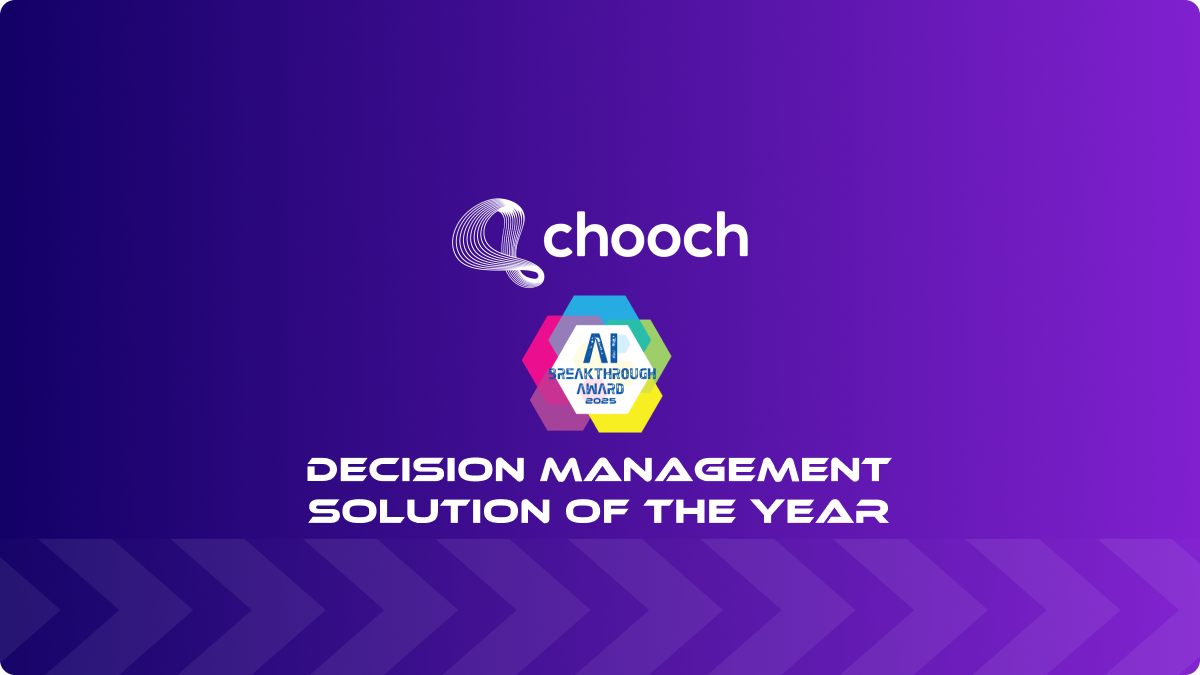 Chooch 2025 AI Breakthrough Award Winner for Decision Management Solution