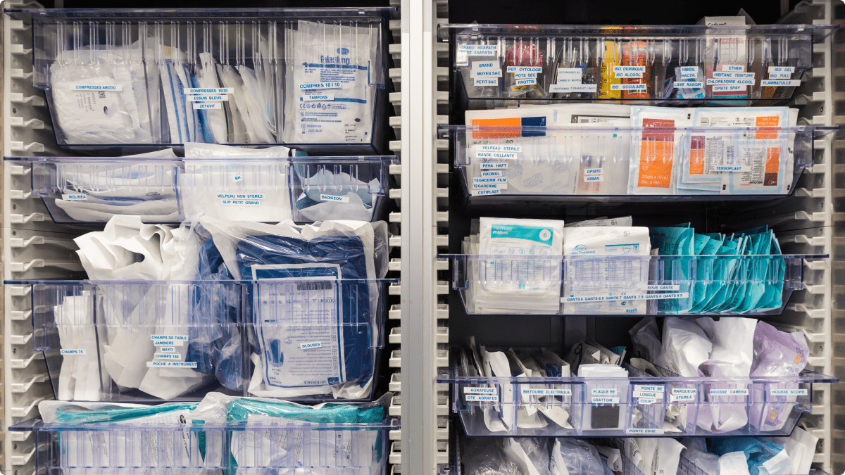 Right-sized Medical Inventory Supply Closet