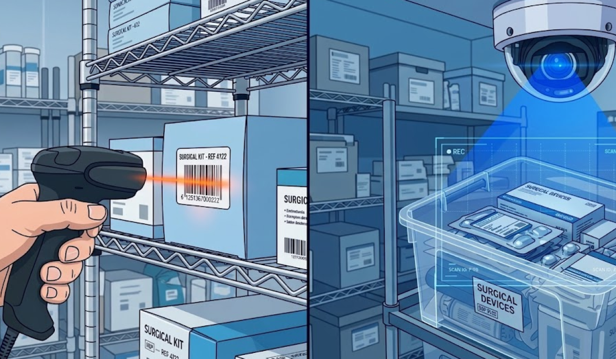 Hospital Inventory System Comparison for Supply Rooms: Barcode, RFID, and Automated Monitoring