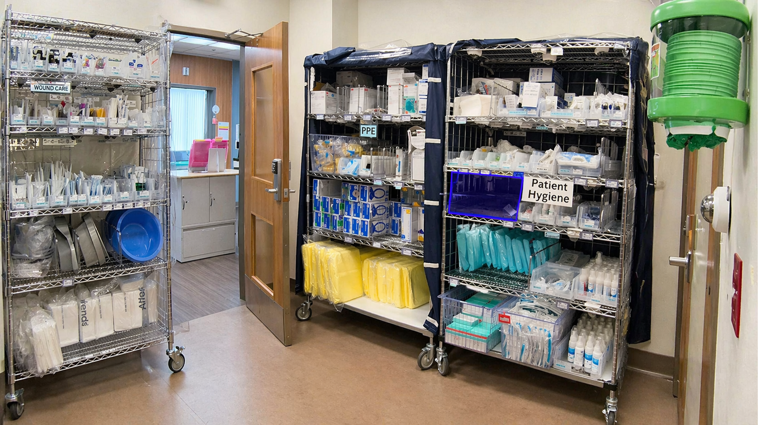 Hospital PAR Level Management and Supply Availability at the Point of Use